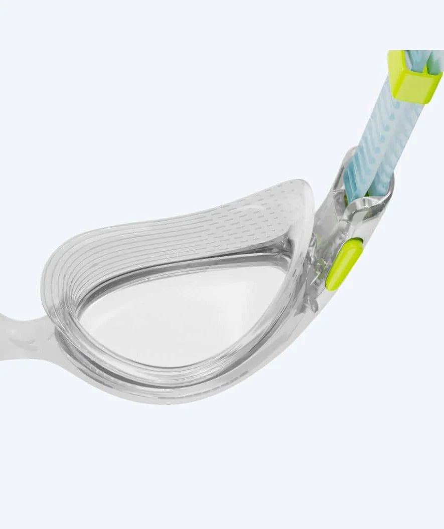 Speedo okulary do pływania treningowe damskie - Biofuse 2.0 - Przezroczyste/niebieskie - Image 4