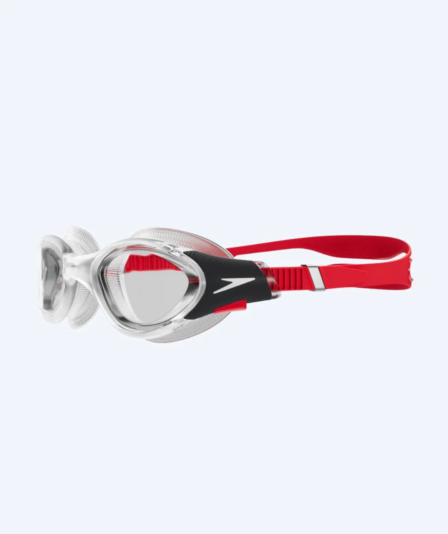 Speedo okulary pływackie treningowe - Biofuse 2.0 - Biały/Czerwony - Image 3