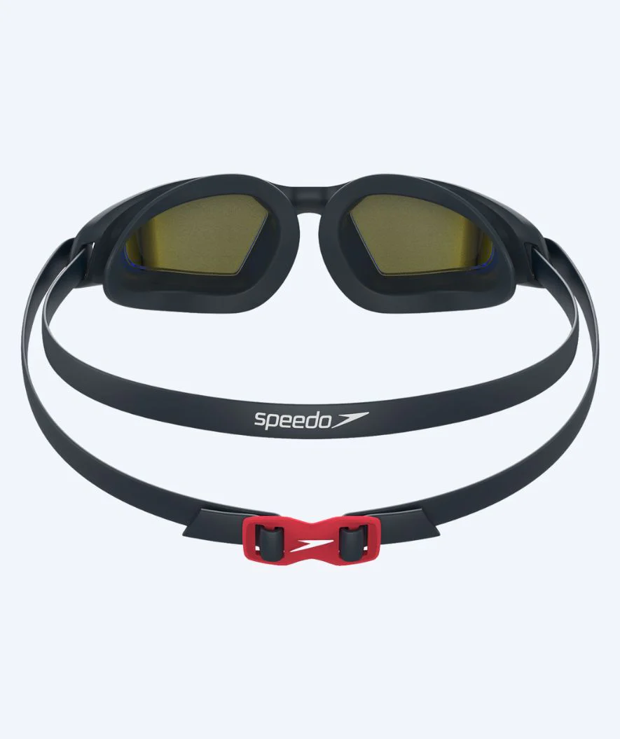 Speedo okulary pływackie treningowe - Hydropulse - Granatowy/złoty (Lustrzana soczewka) - Image 3
