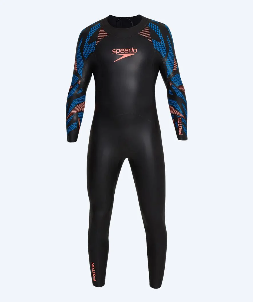 Speedo pianka do pływania męska - Proton - Czarna/niebieska - Image 4