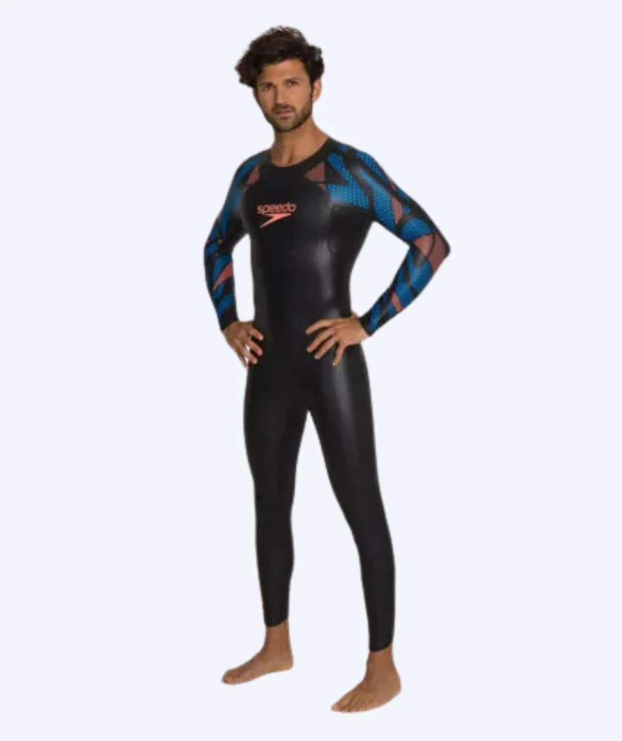 Speedo pianka do pływania męska - Proton - Czarna/niebieska - Image 5