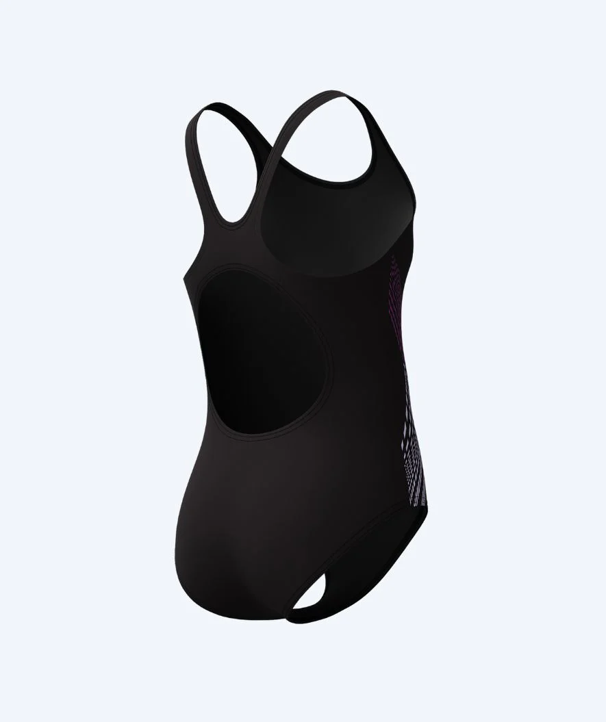 Speedo strój kąpielowy dla dziewczynek - Placement Muscleback - Czarny/różowy - Image 2