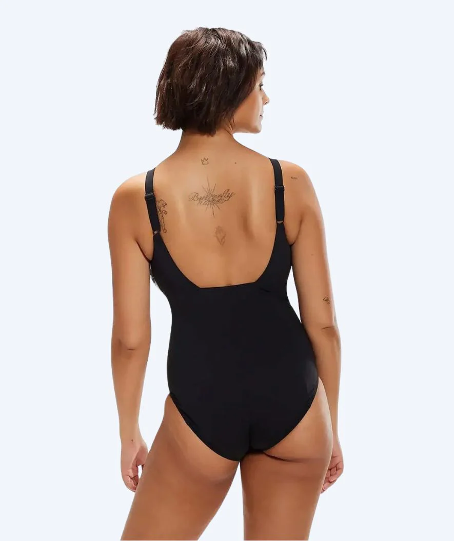 Speedo strój kąpielowy dla kobiet - Contour Eclipse - Czarny/Biały - Image 2