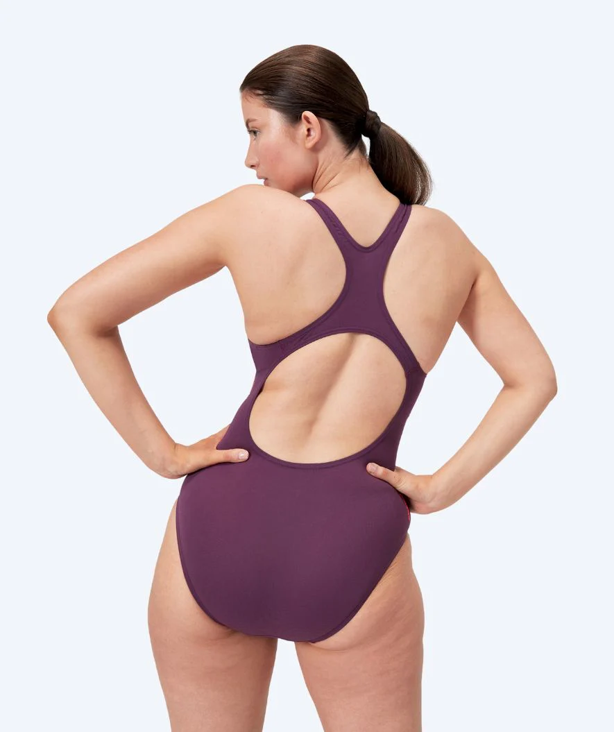 Speedo strój kąpielowy dla kobiet - Digital Printed Medalist - Fioletowo/pomarańczowy - Image 2