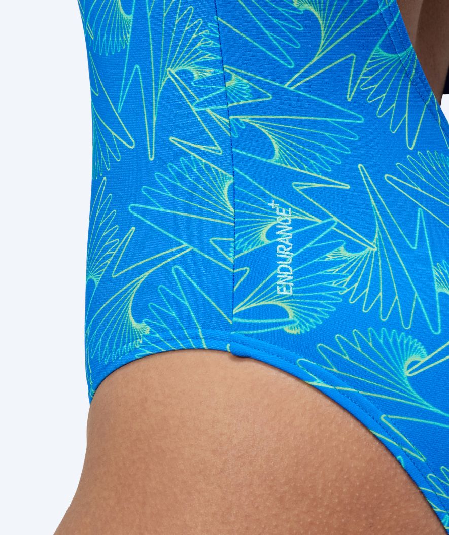 Speedo strój kąpielowy dla kobiet - Hyperboom Allover Medalist - Niebieski/zielony - Image 7
