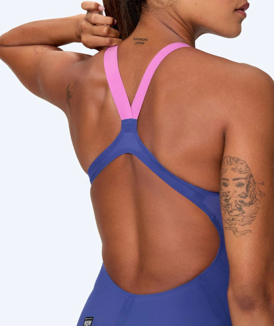 Speedo strój kąpielowy na zawody dla kobiet - LZR Pure Valor 2.0 - Fioletowy/Jasnoróżowy - Image 5