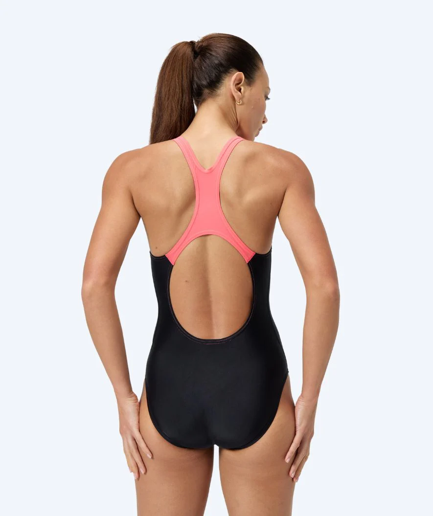 Speedo strój kąpielowy dla kobiet - Medley Logo - Czarny/jasnoróżowy - Image 2