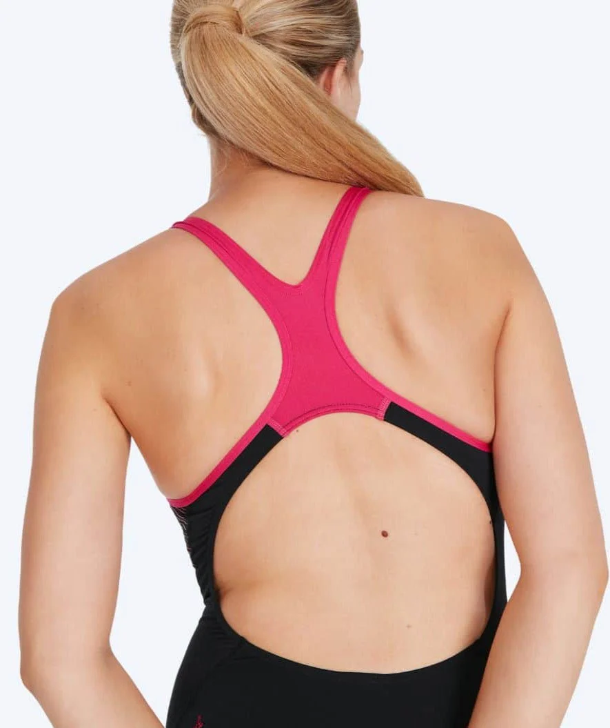 Speedo strój kąpielowy dla kobiet - Placement Laneback - Czarny/czerwony - Image 5