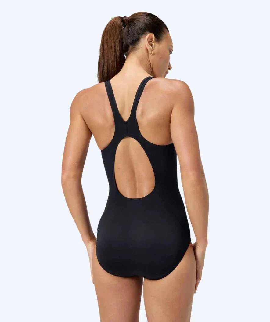 Speedo strój kąpielowy dla kobiet - Placement Muscleback - Czarny/jasnoniebieski - Image 2