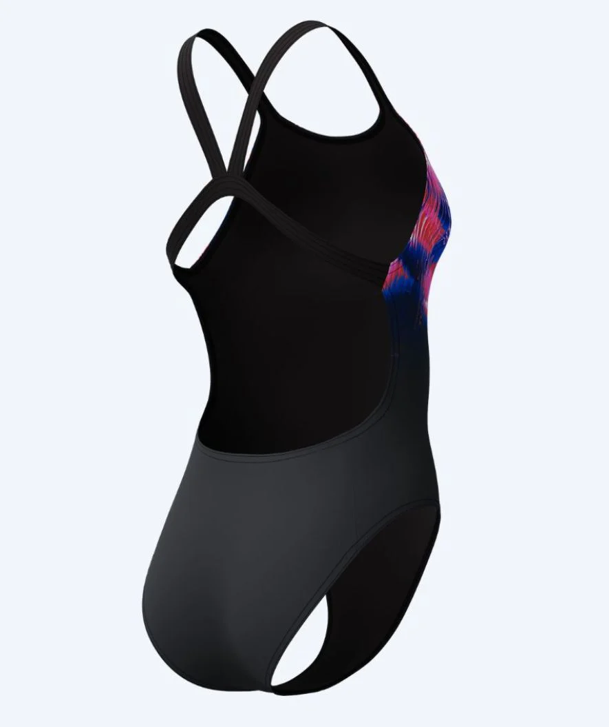 Speedo strój kąpielowy dla kobiet - Printed Leaderback - Czarny/różowy - Image 8