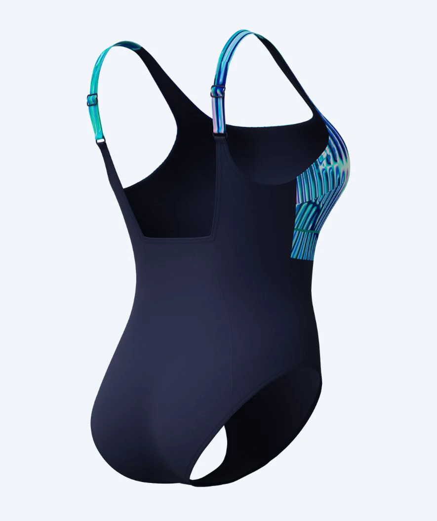 Speedo strój kąpielowy dla kobiet - Shaping ContourEclipse - Ciemnoniebieski/turkusowy - Image 7