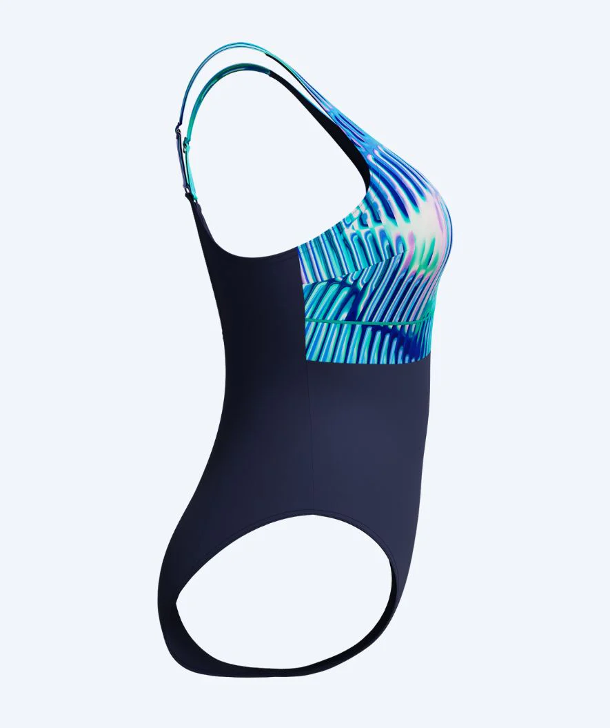 Speedo strój kąpielowy dla kobiet - Shaping ContourEclipse - Ciemnoniebieski/turkusowy - Image 8