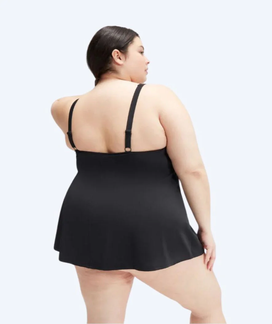 Speedo strój kąpielowy dla kobiet w dużym rozmiarze - Swim Dress - Czarny - Image 4