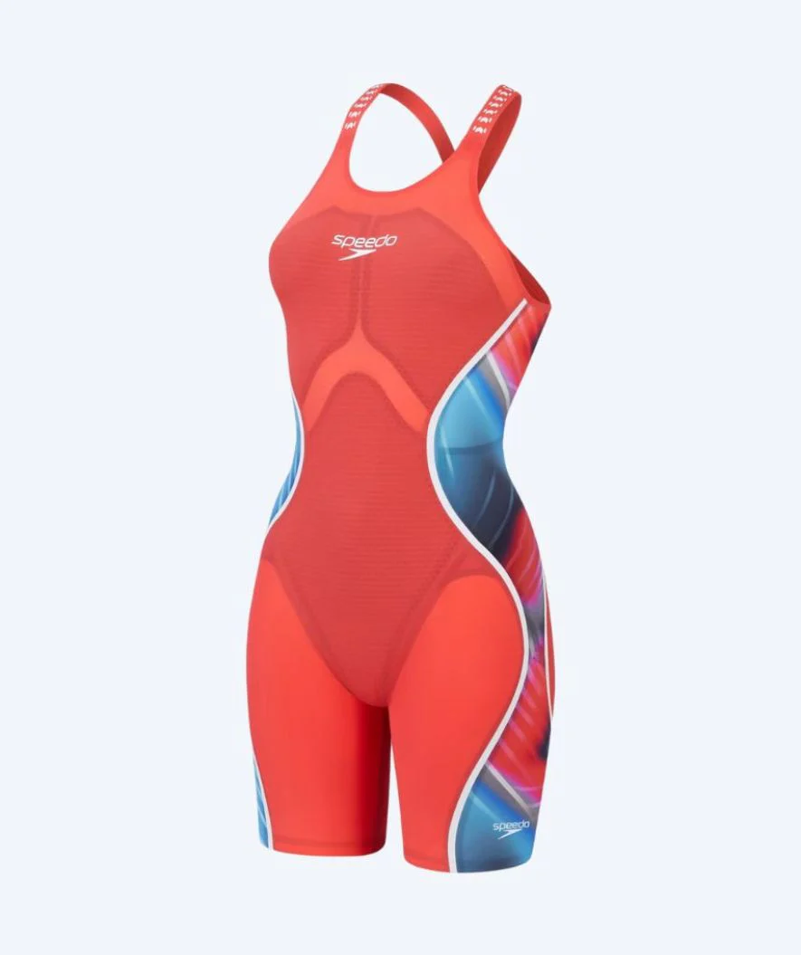 Speedo strój kąpielowy na zawody dla kobiet - LZR Pure Intent 2.0 - Czerwony/fioletowy - Image 4