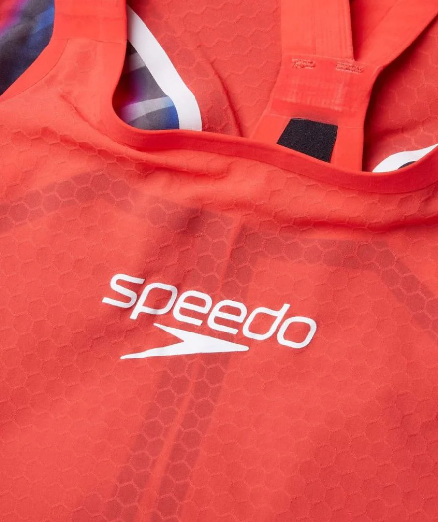 Speedo strój kąpielowy na zawody dla kobiet - LZR Pure Intent 2.0 - Czerwony/fioletowy - Image 6