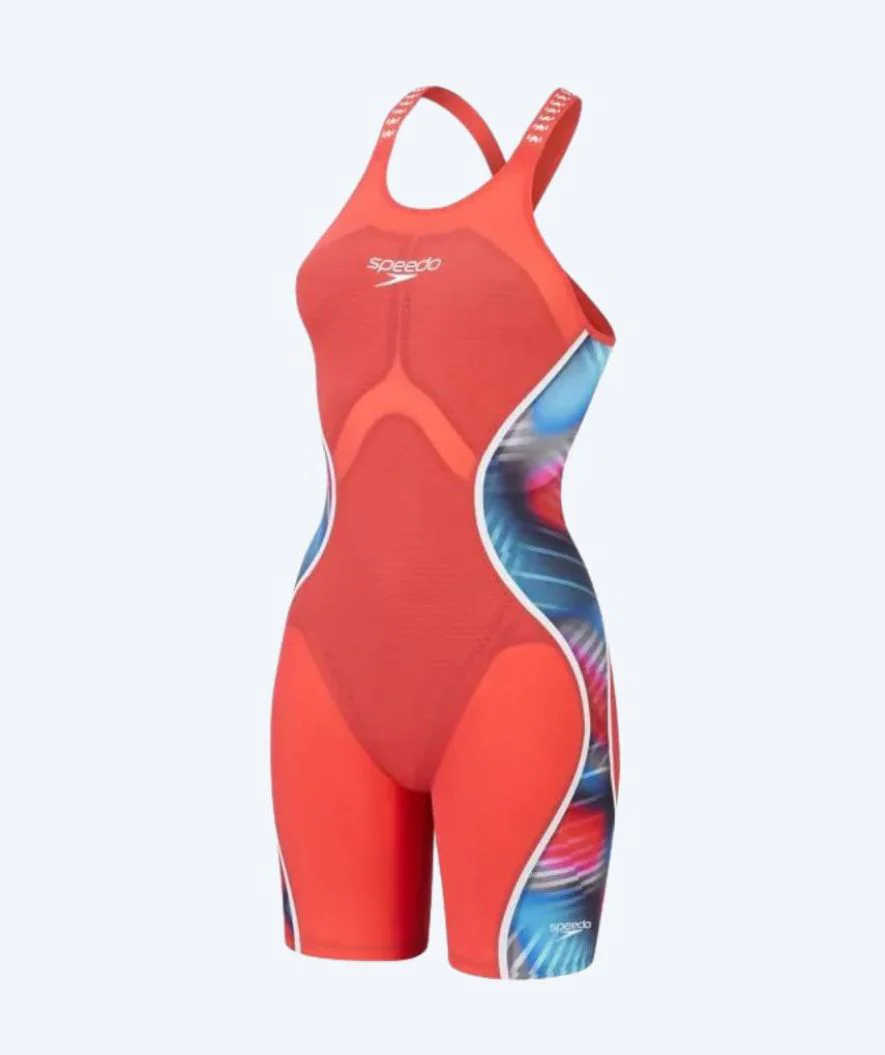 Speedo strój kąpielowy na zawody dla kobiet - LZR Pure Intent 2.0 - Czerwony/wielokolorowy - Image 4
