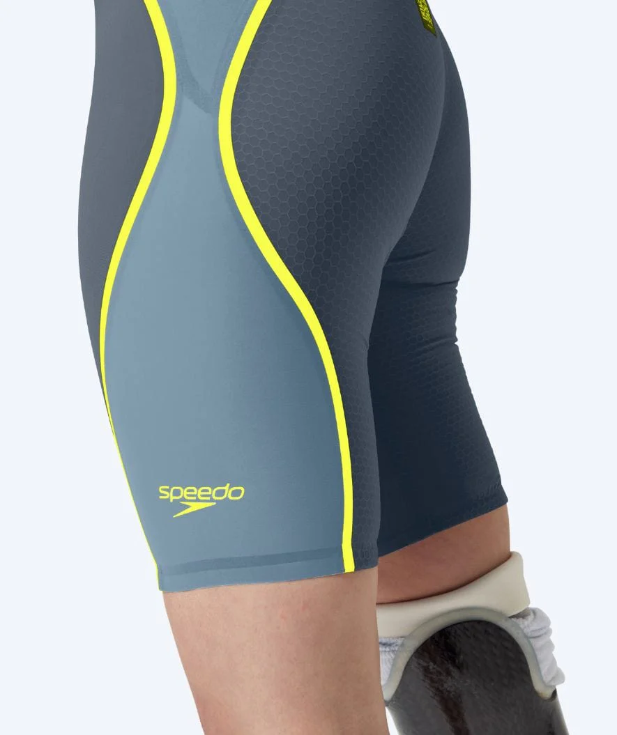 Speedo strój kąpielowy na zawody dla kobiet - LZR Pure Intent 2.0 - Szary/żółty - Image 7