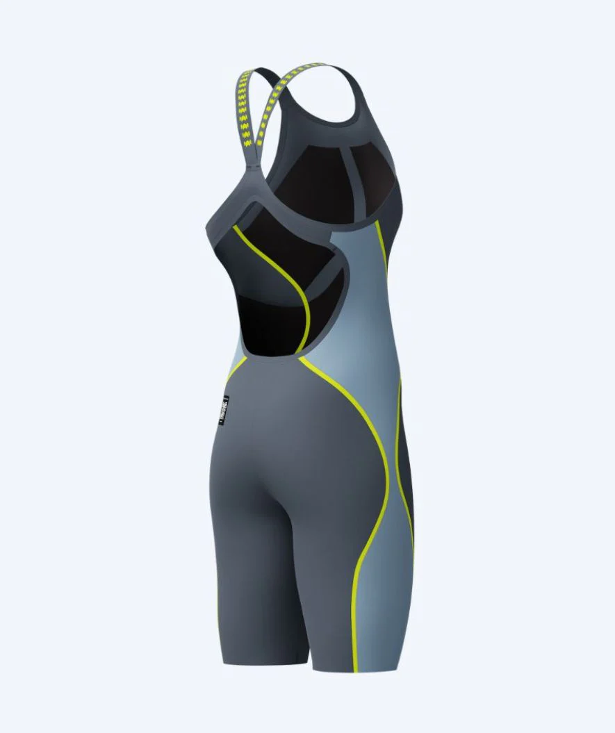 Speedo strój kąpielowy na zawody dla kobiet - LZR Pure Intent 2.0 - Szary/żółty - Image 9
