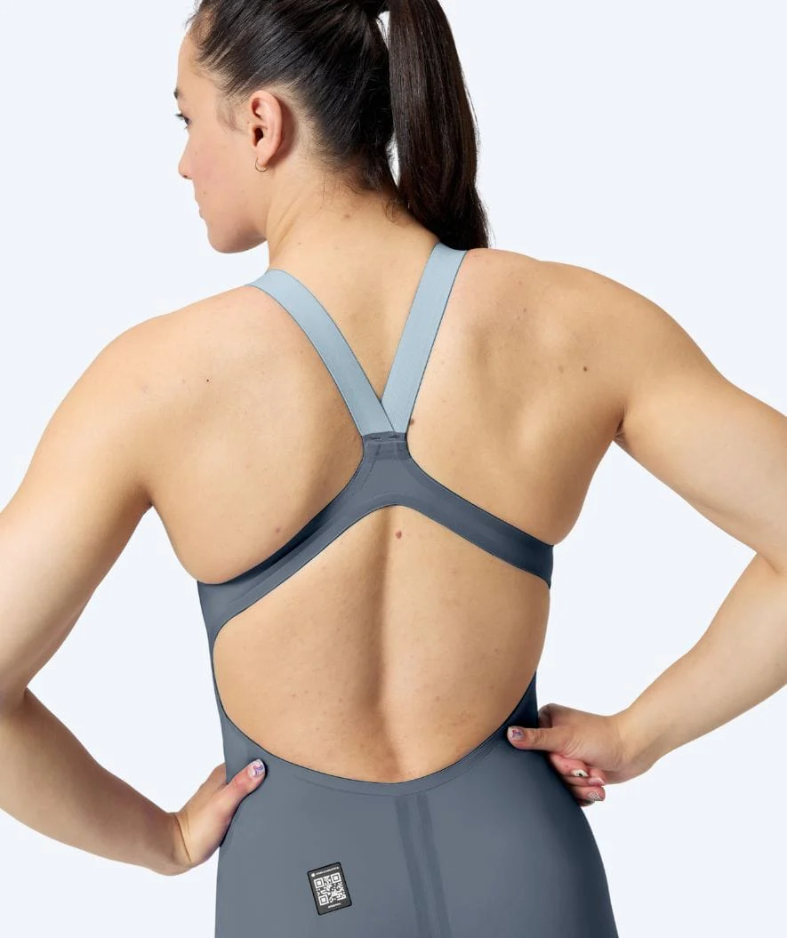 Speedo strój kąpielowy na zawody dla kobiet - LZR Pure Valor 2.0 - Szary/żółty - Image 6