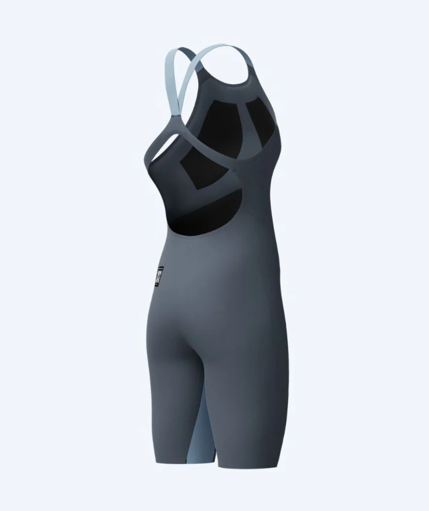 Speedo strój kąpielowy na zawody dla kobiet - LZR Pure Valor 2.0 - Szary/żółty - Image 9