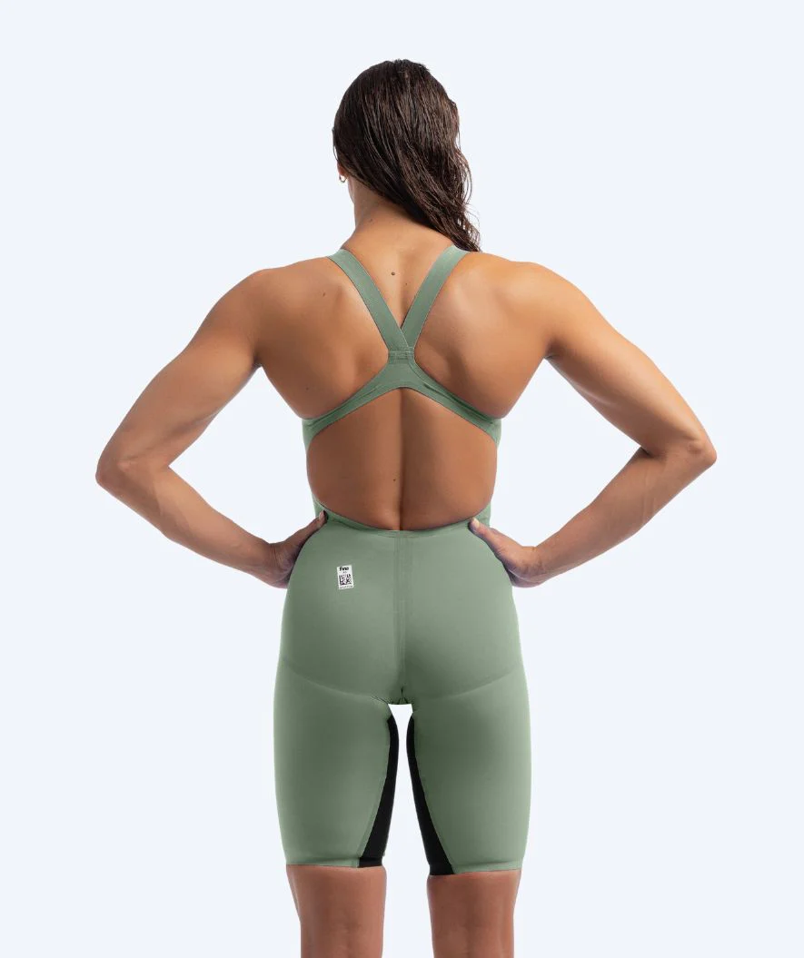 Speedo strój kąpielowy na zawody dla kobiet - LZR Pure Valor 2.0 - Zielony/czarny - Image 2
