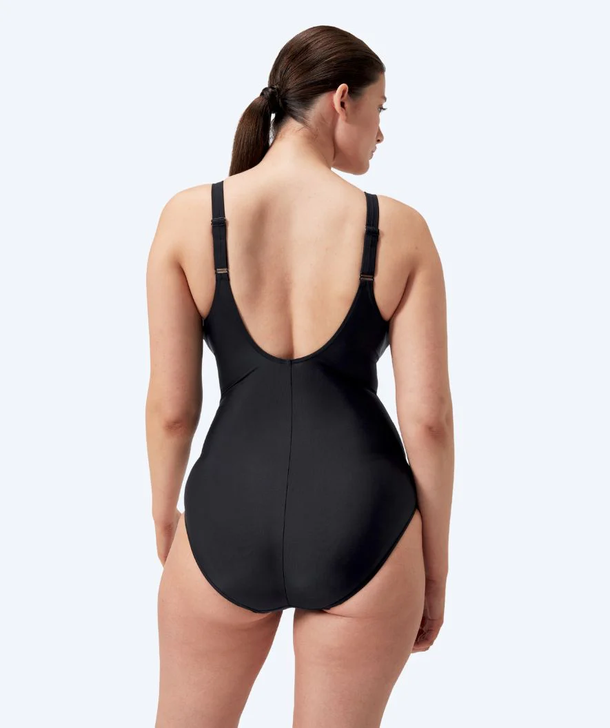 Speedo strój kąpielowy z wkładką dla kobiet - Shaping Cross Knot - Czarny - Image 2