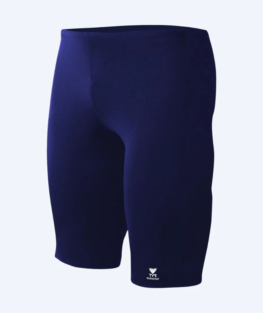 TYR długie kąpielówki dla mężczyzn - Durafast Elite Solid - Ciemnoniebieski - Image 5