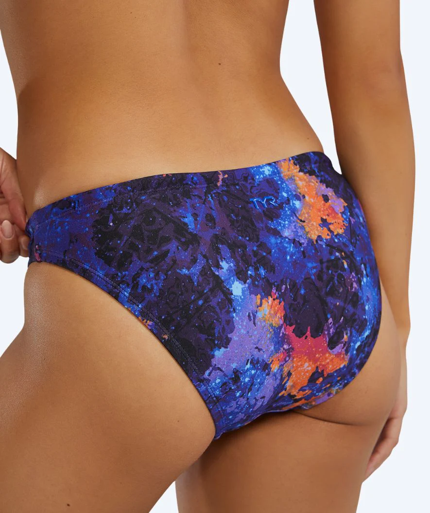 TYR dół od bikini dla kobiet - Durafast Elite - Fioletowy/pomarańczowy - Image 7