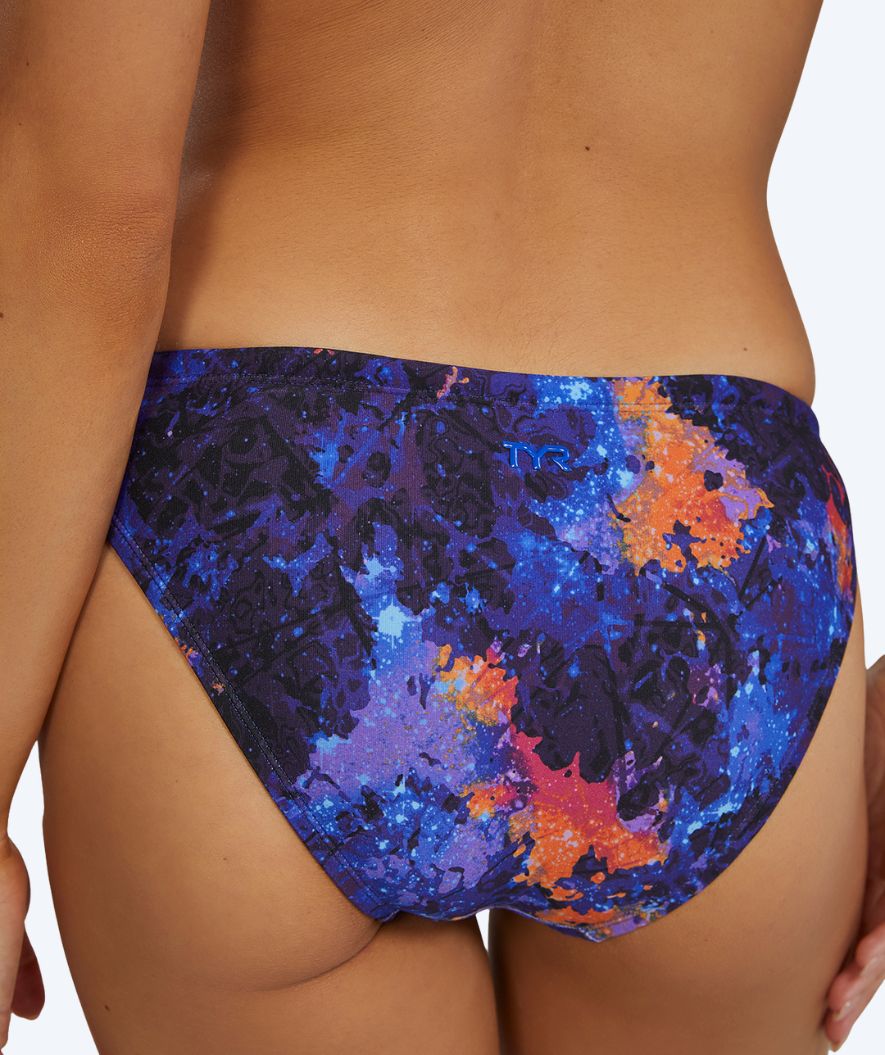 TYR dół od bikini dla kobiet - Durafast Elite - Fioletowy/pomarańczowy - Image 8