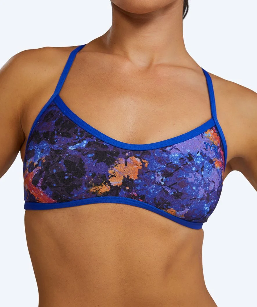 TYR góra od bikini damska - Durafast Elite Trinity - Fioletowa/pomarańczowa - Image 5