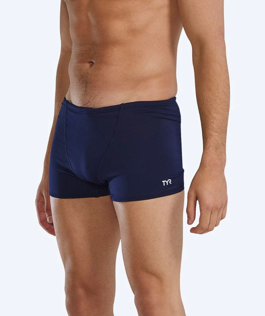 TYR kąpielówki dla mężczyzn - Durafast Elite Solid - Ciemnoniebieski - Image 4