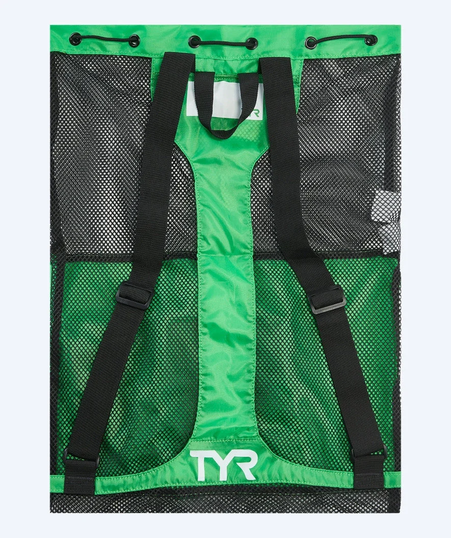 TYR siatka pływacka - Big Mesh Mummy 40L - Zielony/Czarny - Image 2