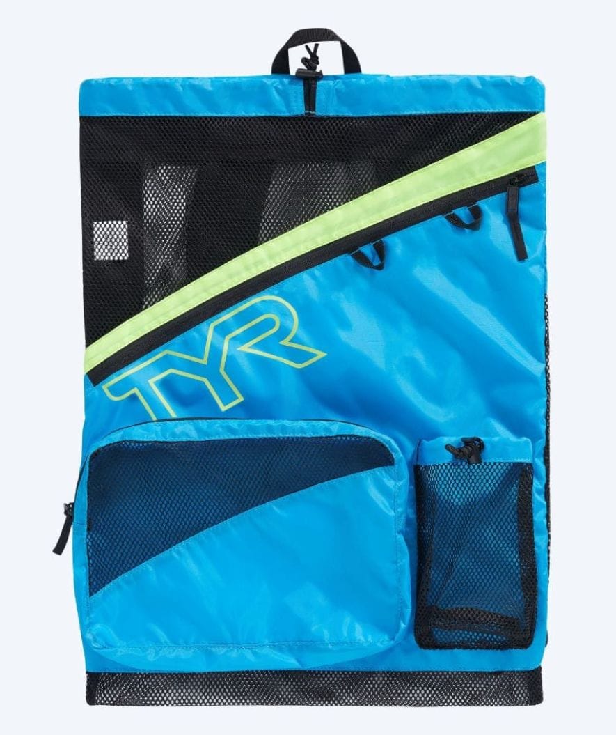 TYR siatka pływacka - Elite Team 40L - Jasnoniebieski/Żółty