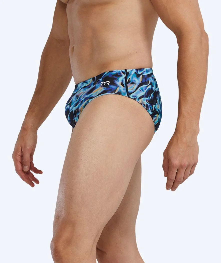 TYR slipy kąpielowe męskie - Durafast Elite Energia - Niebieskie - Image 3