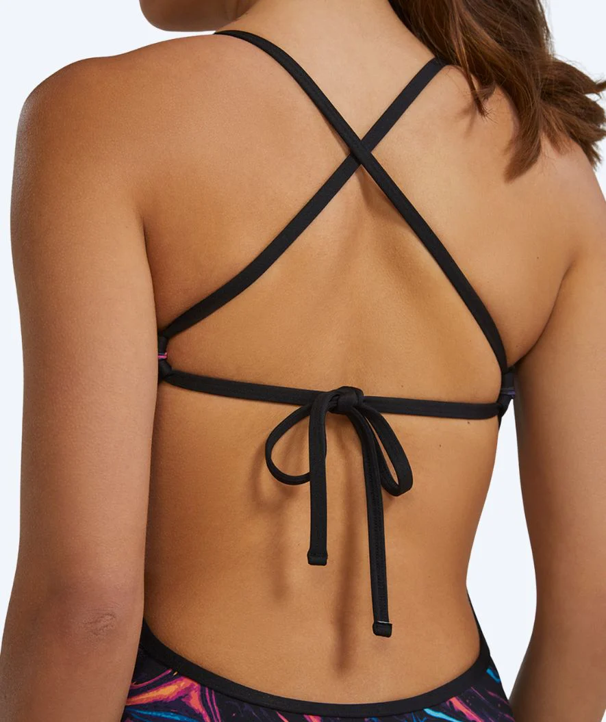 TYR strój kąpielowy dla kobiet - Durafast Elite Crosscutfit - Czarny/wielokolorowy - Image 7