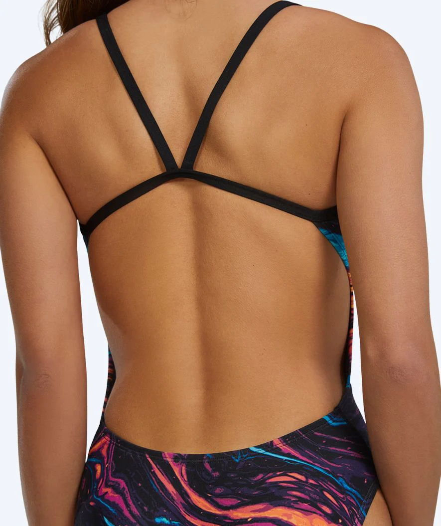 TYR strój kąpielowy dla kobiet - Durafast Elite Cutoutfit - Czarny/wielokolorowy - Image 7