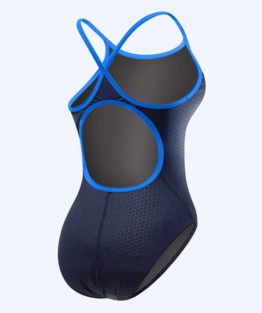 TYR strój kąpielowy dla kobiet - Durafast Elite Hexa - Czarny/niebieski - Image 4