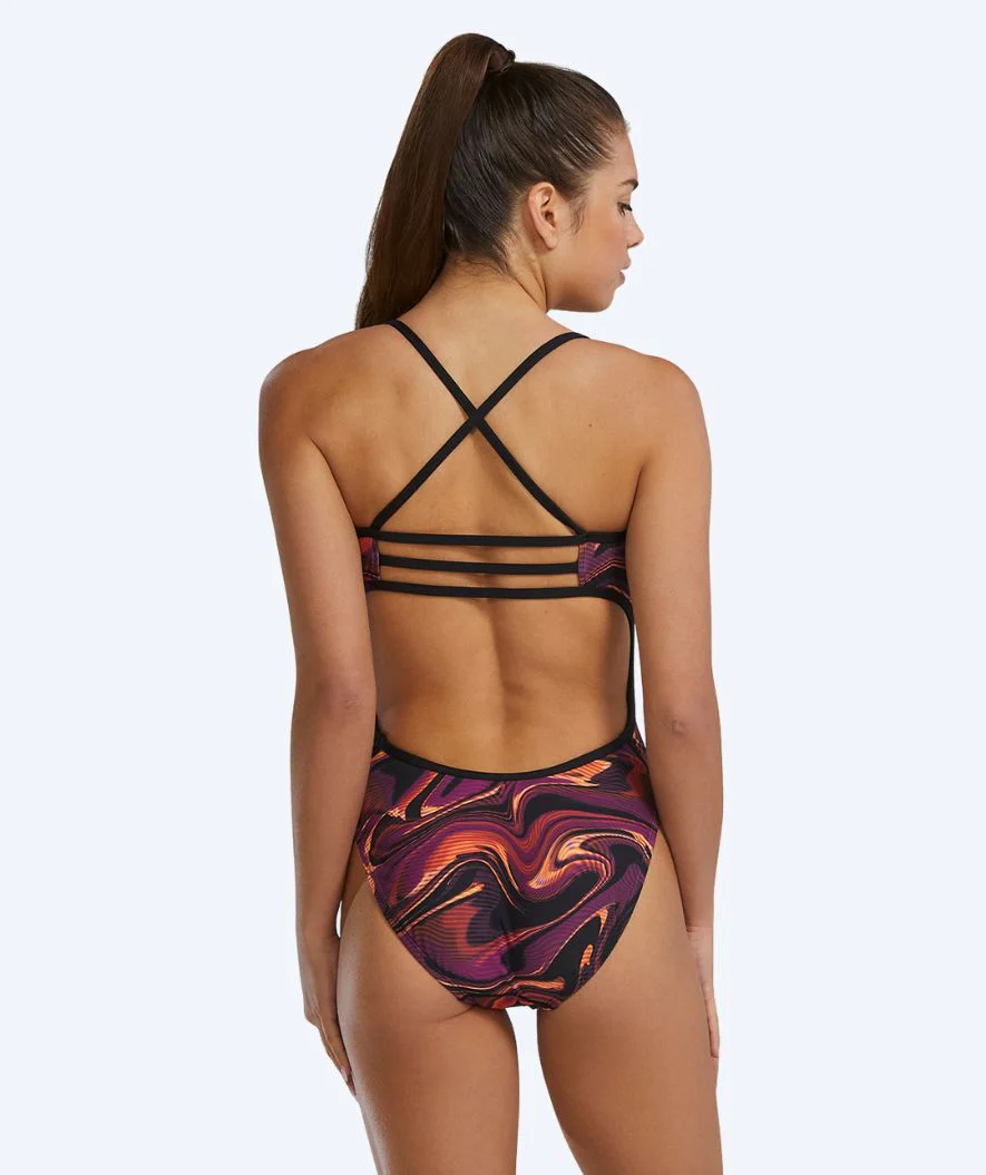TYR strój kąpielowy dla kobiet - Durafast Elite Trinityfit - Czarny/złoty - Image 2