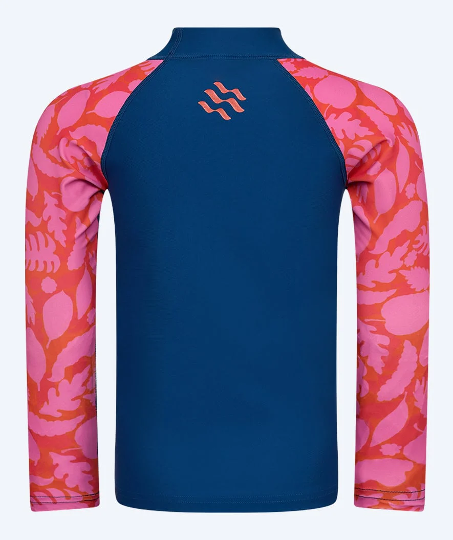 Watery koszulka UV dla dzieci - Osiris Langærmet Rashguard - Różowy/ciemnoniebieski - Image 2