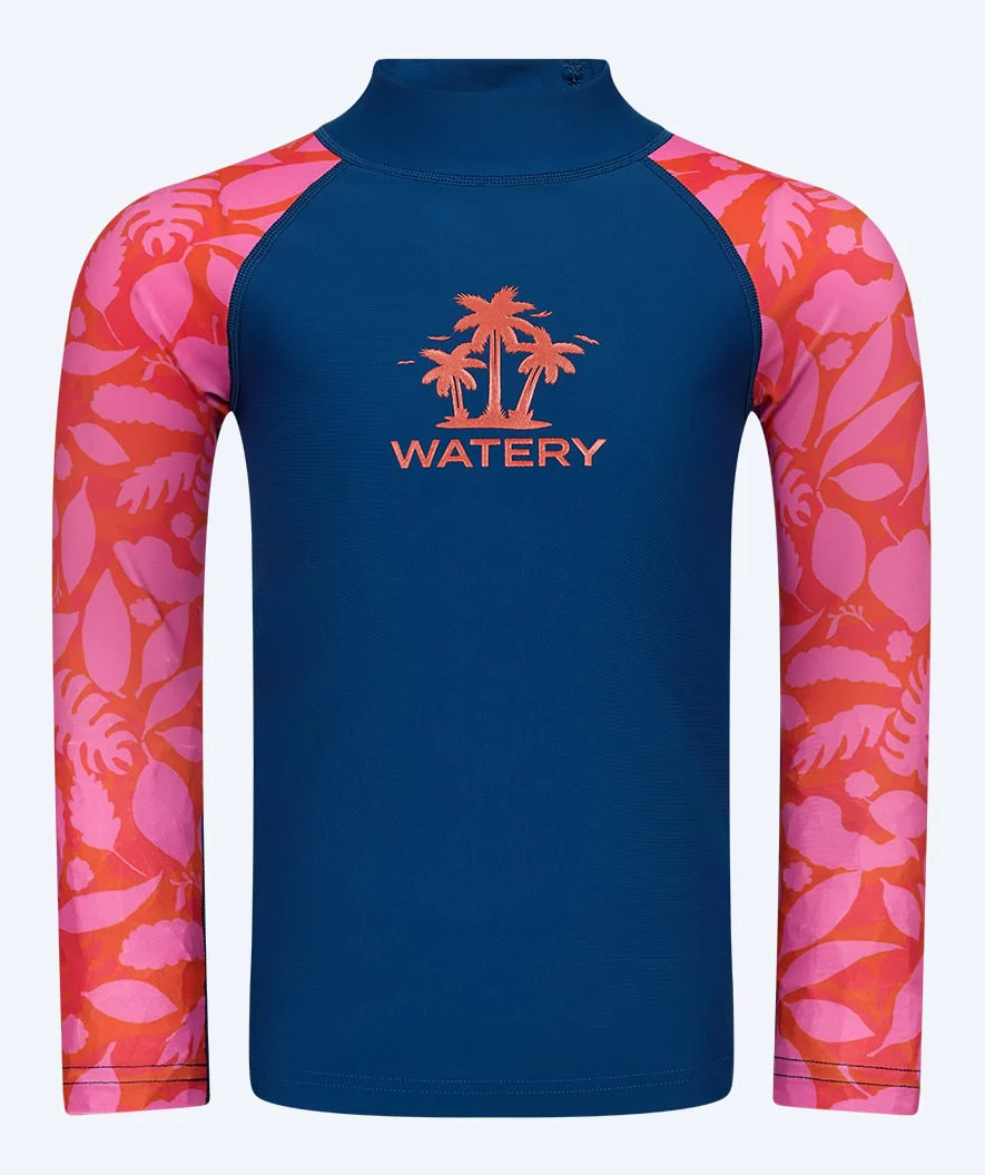 Watery koszulka UV dla dzieci - Osiris Langærmet Rashguard - Różowy/ciemnoniebieski - Image 3