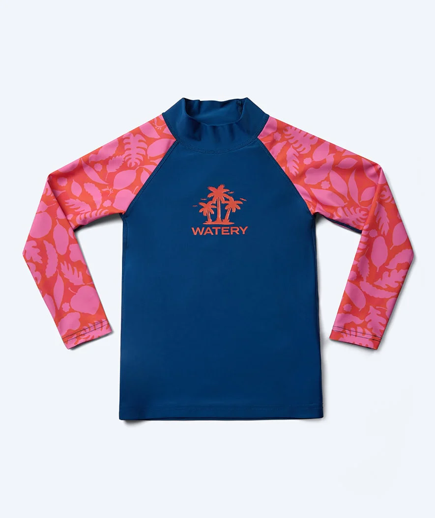 Watery koszulka UV dla dzieci - Osiris Langærmet Rashguard - Różowy/ciemnoniebieski - Image 4