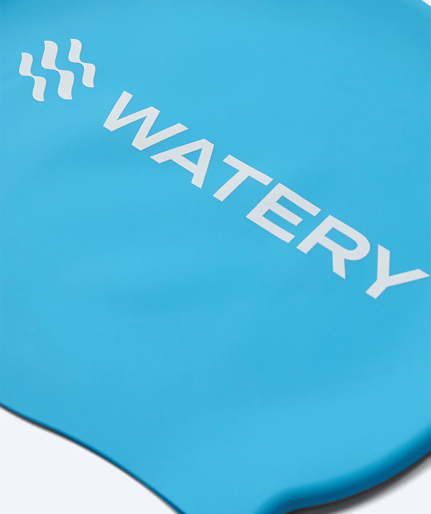 Watery czepek do pływania dla dzieci (3-10) - Signature - Jasnoniebieski - Image 2