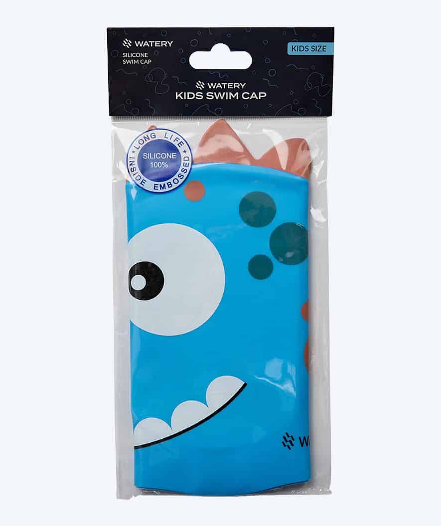 Watery czepek do pływania dla dzieci - Dashers - Dino (Jasnoniebieski) - Image 2