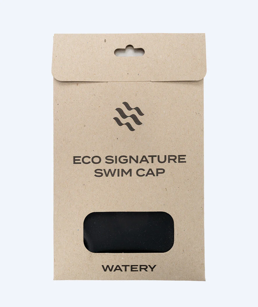 Watery czepek do pływania - Eco Signature - Czarny (30% z recyklingu) - Image 2