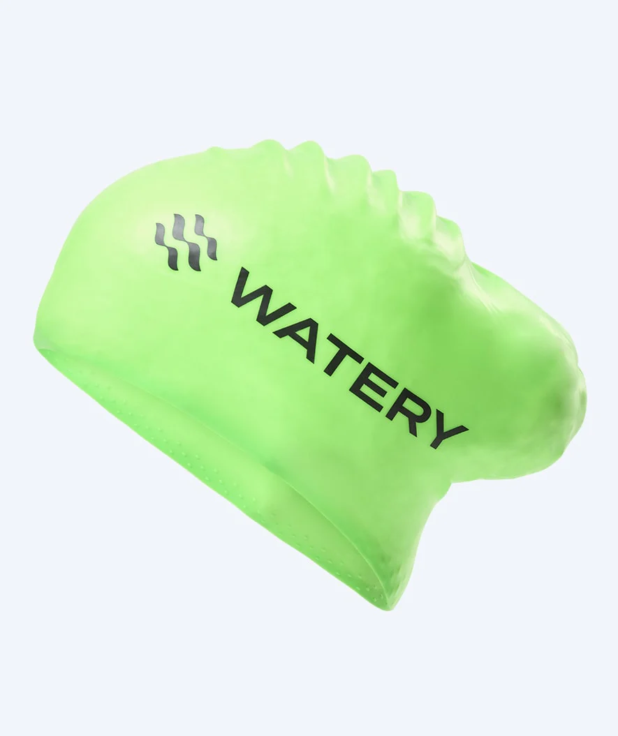 Watery czepek do pływania na długie włosy - Signature - Zielony - Image 2