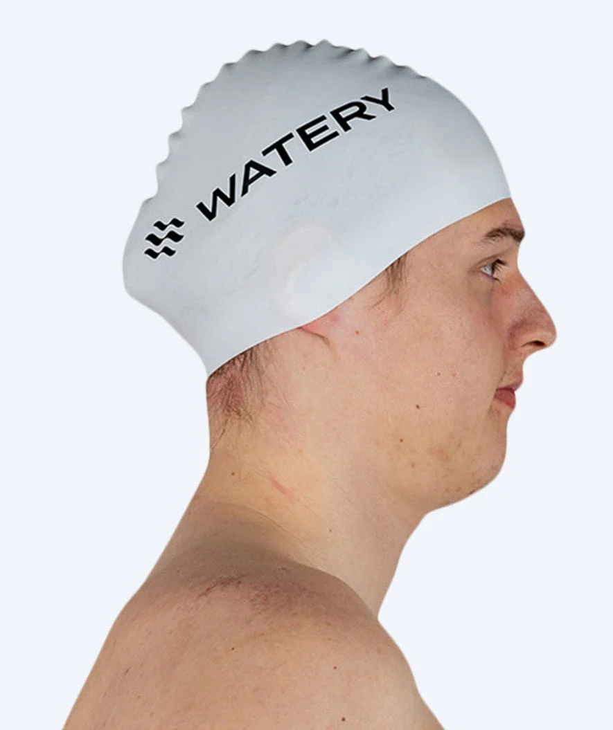 Watery czepek do pływania (od 10 lat) - Signature - Biały - Image 7
