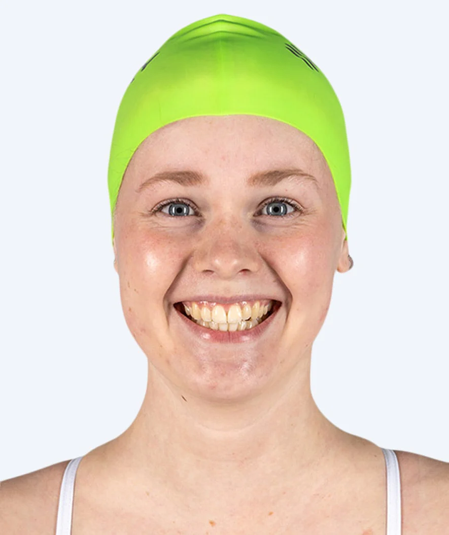 Watery czepek do pływania (od 10 lat) - Signature - Fluo zielony - Image 2