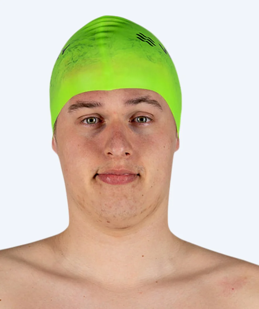 Watery czepek do pływania (od 10 lat) - Signature - Fluo zielony - Image 6