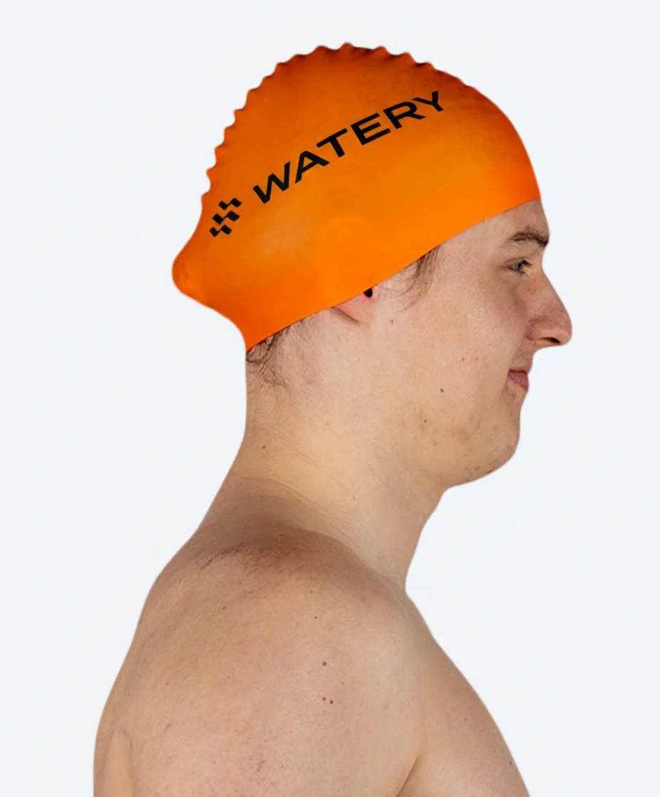 Watery czepek do pływania (od 10 lat) - Signature - Pomarańczowy - Image 6