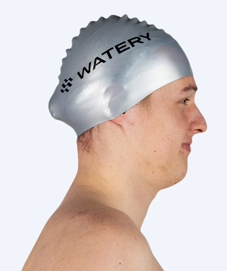 Watery czepek do pływania (od 10 lat) - Signature - Srebrny - Image 7
